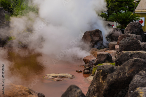 yufuin, japan volcano hot springs