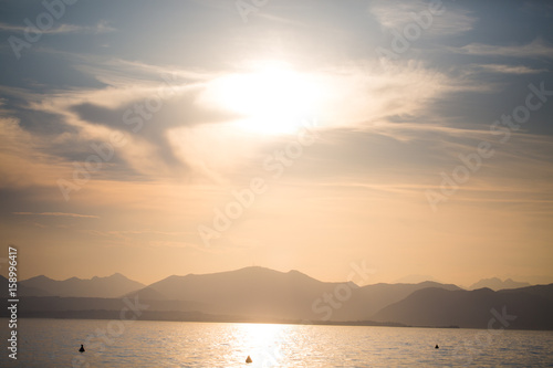 Sonnenuntergang am Gardasee