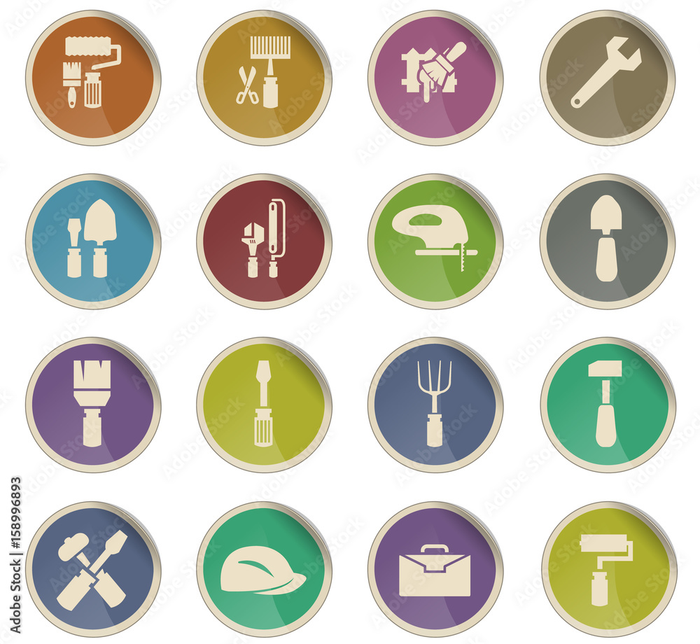 work tools icon set work tools icon set