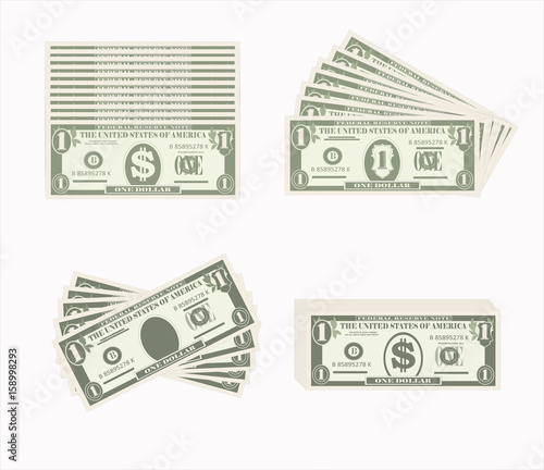 Set one dollar green.