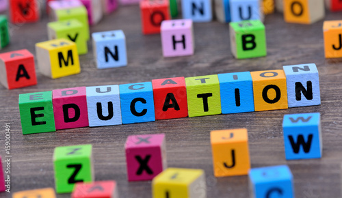 Education word on table