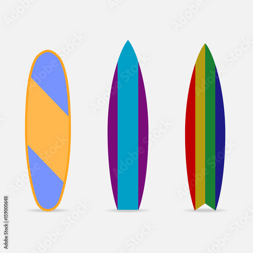 Retro surfboard