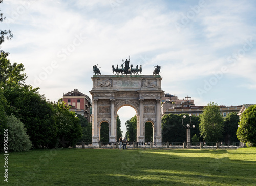 Sempione Park, Milan, Italy
