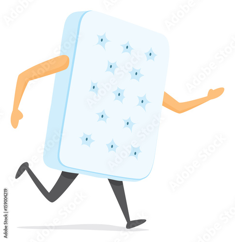 Big mattress running or training