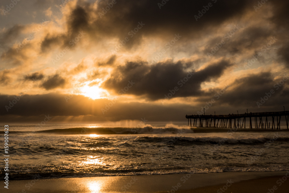 Sunrise Wooden Pier Sunrise Wooden Pier