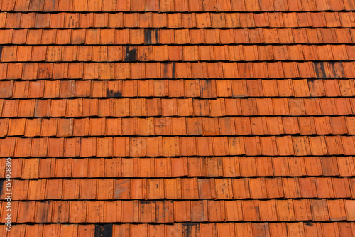 clean roof tiles background texture in regular rows