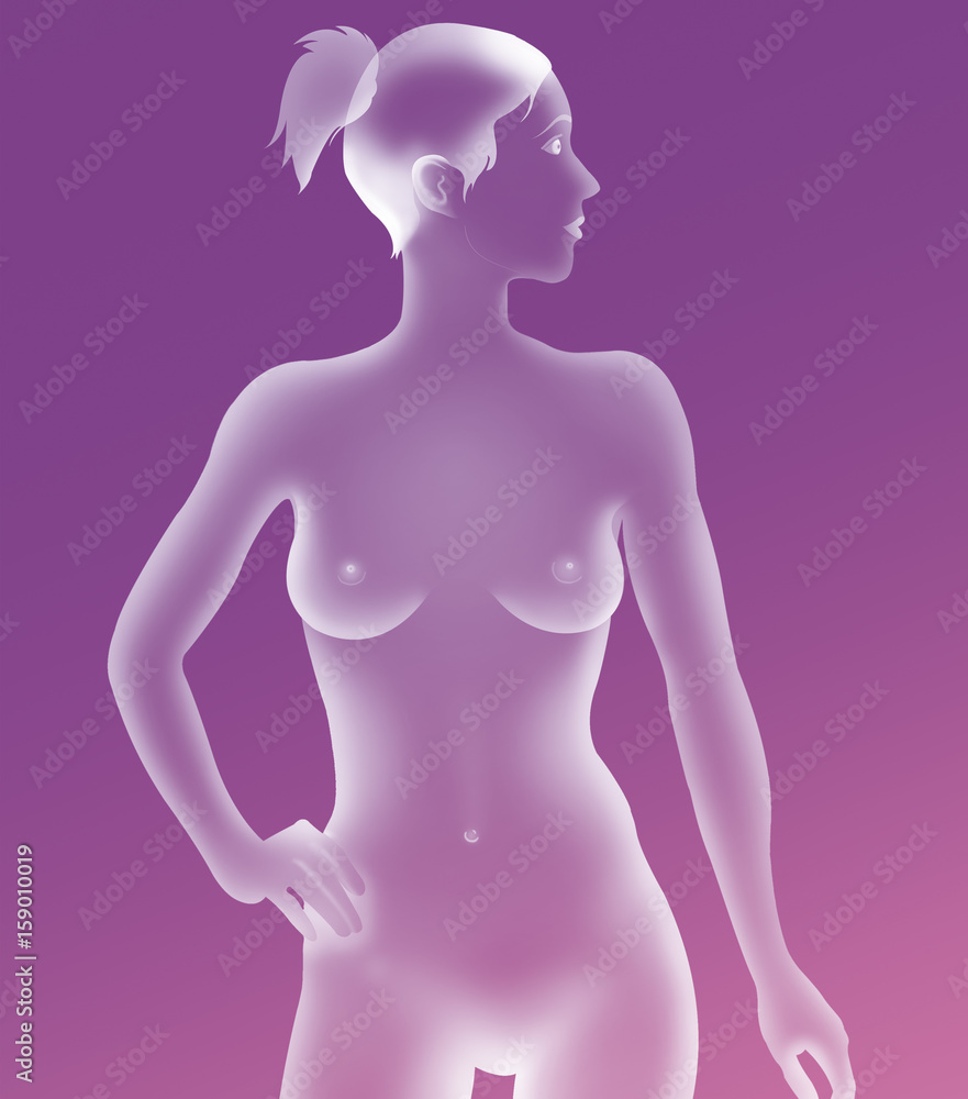 Silhouette of a woman Silhouette of a woman