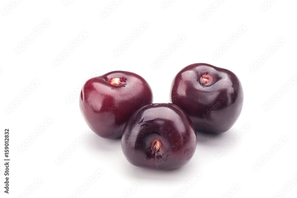 Cherries isolated on white Cherries isolated on white