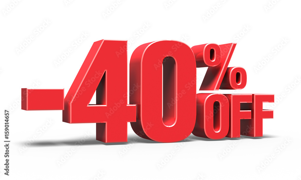 -40% OFF Discount 3D Text (Sale)
