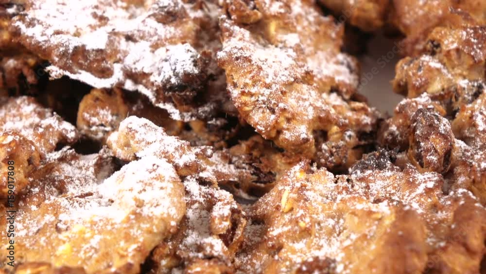 Oatmeal cookies with sugar powder Oatmeal cookies with sugar powder