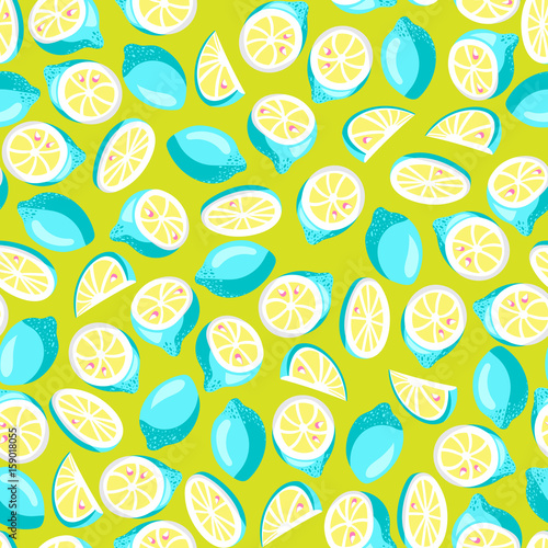 Fresh lemons background