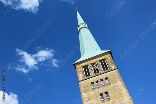 Wiederaufgebauter Marktkirchenturm in Hameln photo
