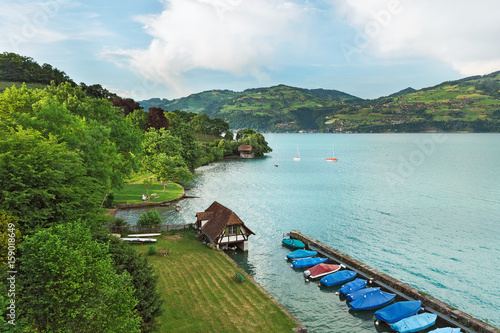  lake in Switzerland, landscape