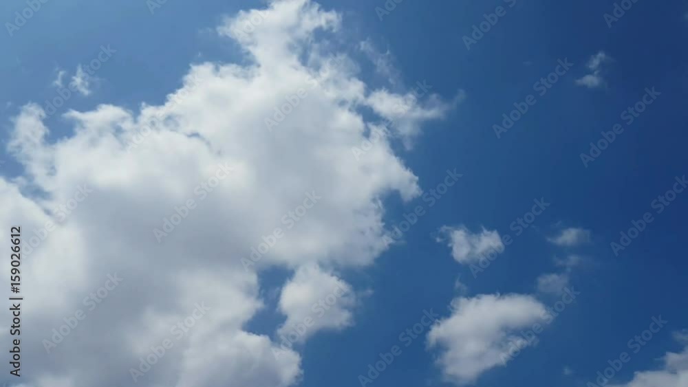 clouds hyperlapse in a blue sky - full hd clouds hyperlapse in a blue sky - full hd