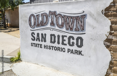 Принти на полотні Old Town San Diego Historic State Park - SAN DIEGO - CALIFORNIA - APRIL 21, 2017