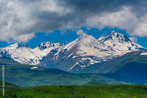 Beautiful view of Mount Aragats, Armenia © vahanabrahamyan