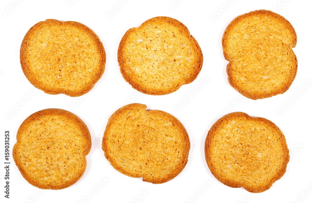 pile rusks with wholewheat flour, bread sliced isolated, whole wheat dry rusk bread, wholemeal bread isolated on white background pile rusks with wholewheat flour, bread sliced isolated, whole wheat dry rusk bread, wholemeal bread isolated on white background