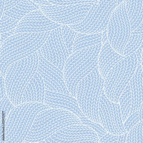 Knitted Doodle Seamless Colorful Ornamental  Pattern