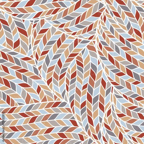 Knitted Doodle Seamless Colorful Ornamental  Pattern