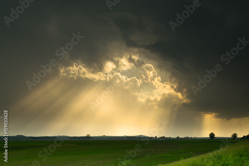 Sun Rays Through the Storm