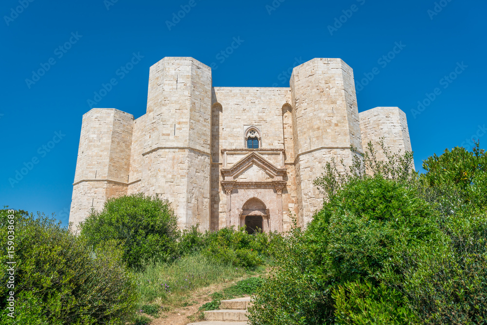 Castel del Monte, famous medieval fortress in Apulia, southern Italy.