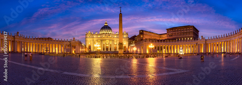 Vatikan Panorama in Rom, Italien