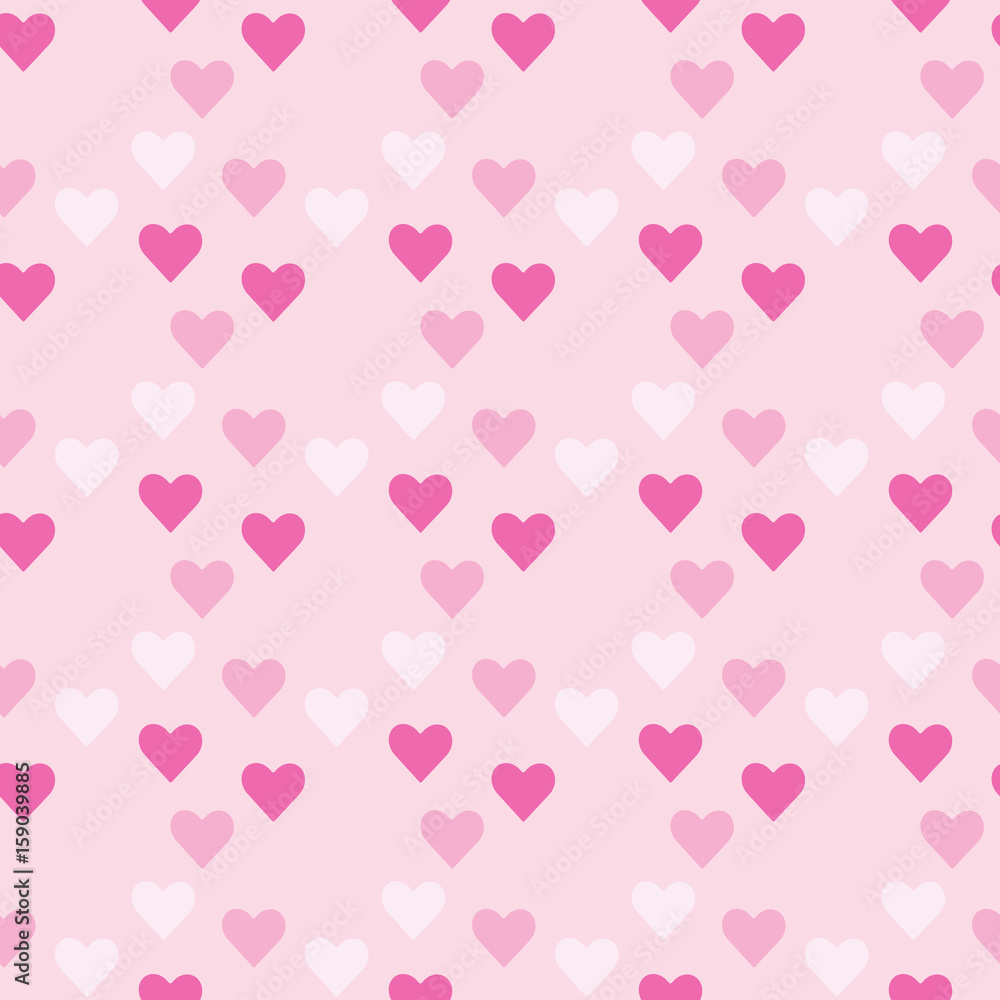 Retro seamless pattern with colorful hearts. Abstract geometric modern background. Vector illustration. Art deco style. Heart seamless pattern. Retro seamless pattern with colorful hearts. Abstract geometric modern background. Vector illustration. Art deco style. Heart seamless pattern.