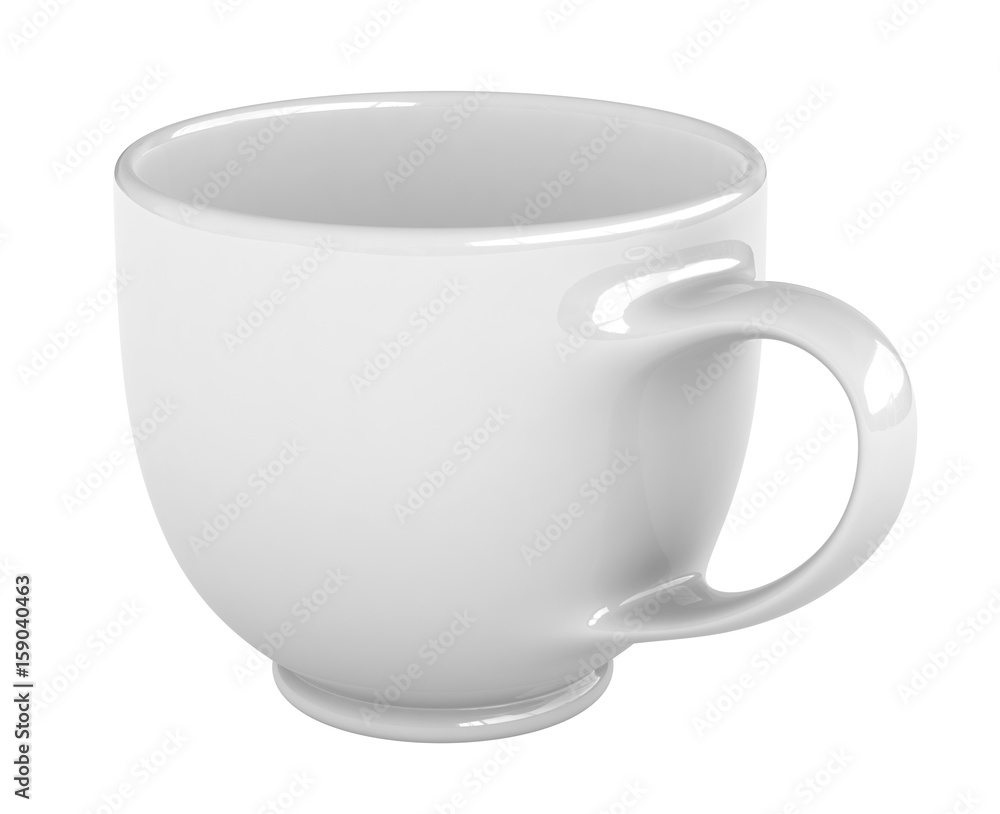 White coffee cup