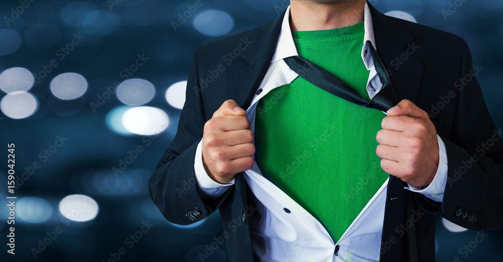 © andranik123 - Man opening his shirt. © andranik123 - Man opening his shirt.