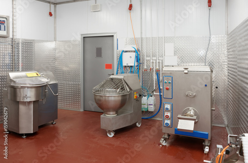 Professional meat processing equipment photo