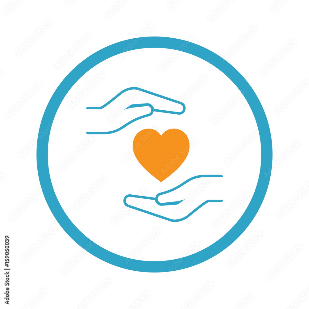 Heart Disease Prevention Icon. Flat Design. Heart Disease Prevention Icon. Flat Design.