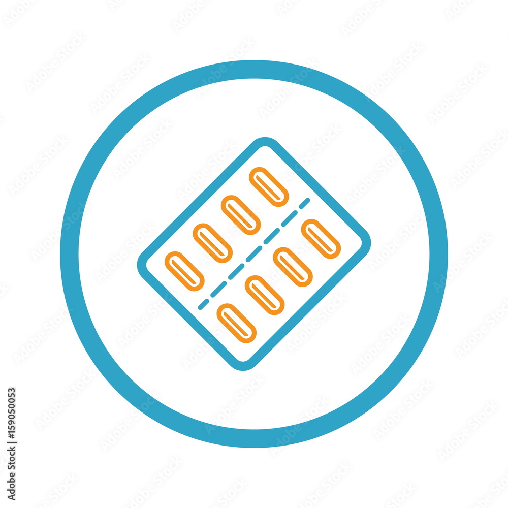 Medication and Medical Services Icon. Flat Design. Medication and Medical Services Icon. Flat Design.