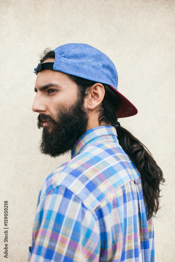 Hipster man portrait Hipster man portrait