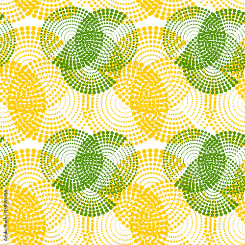 Colorful abstract seamless pattern. Repeating geometric shapes. Vector