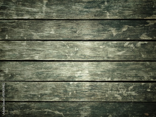 Abstract black and white filter on vintage wooden floor texture background