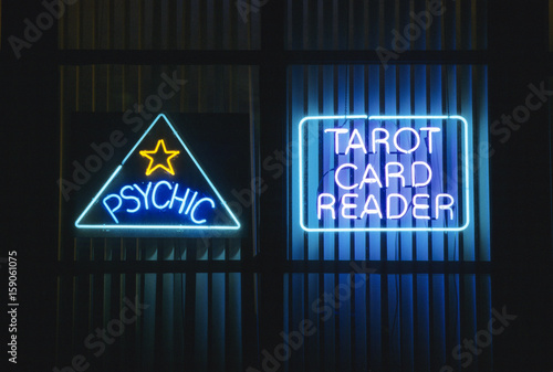 Psychic Downtown Office Sign photo