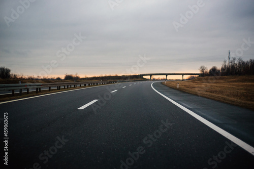 Empty highway photo