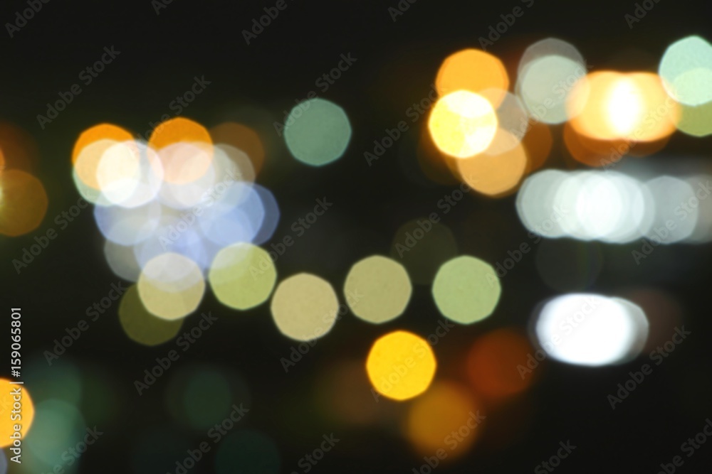 Circle bokeh on black background Circle bokeh on black background