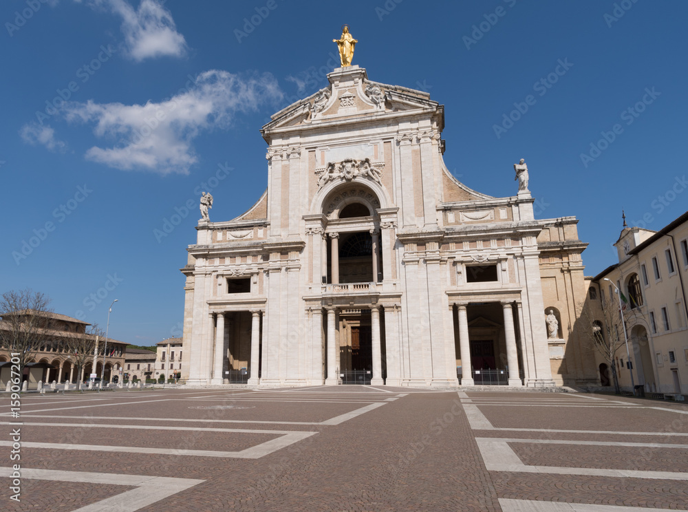 Basilica of Saint Mary of the Angels. Italy, Assisi