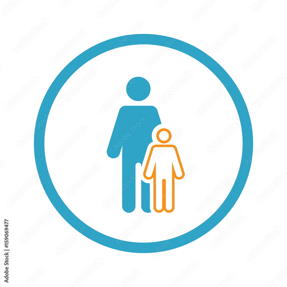 Fototapeta premium Pediatrics and Medical Services Icon.