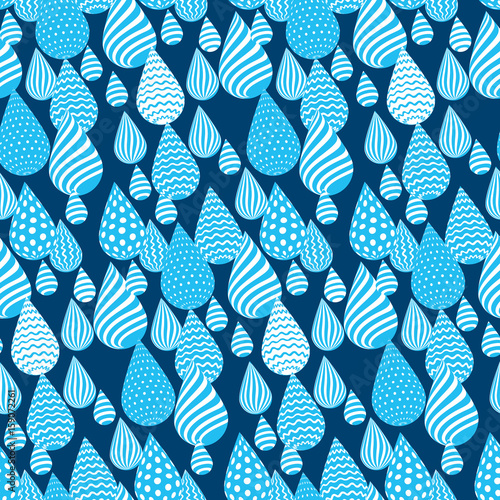 summer rain concept drops s...
