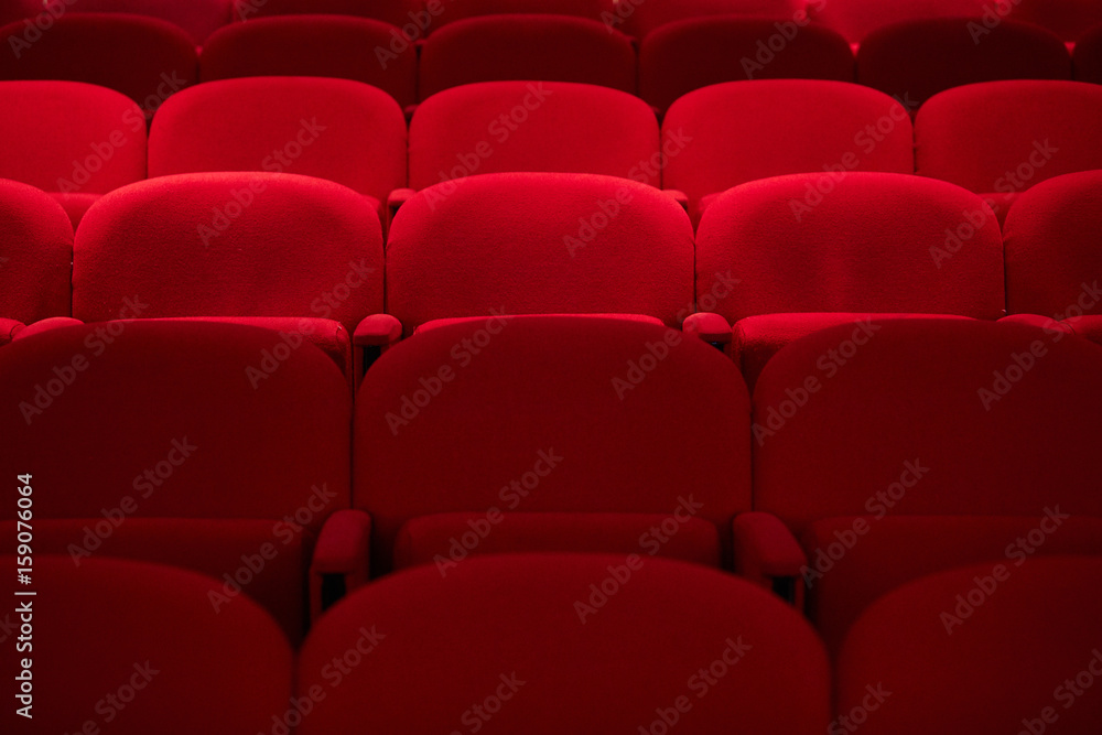 Obraz premium Poltrone da teatro rosse