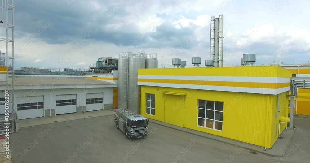 Industrial Area With Factory Industrial Area With Factory