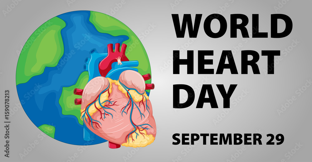Poster design for world heart day Poster design for world heart day