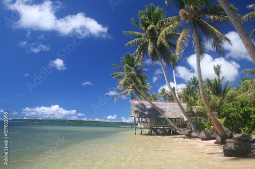 Strandhaus auf Yap photo