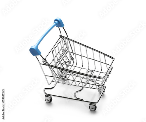 Shopping cart isolated on white background