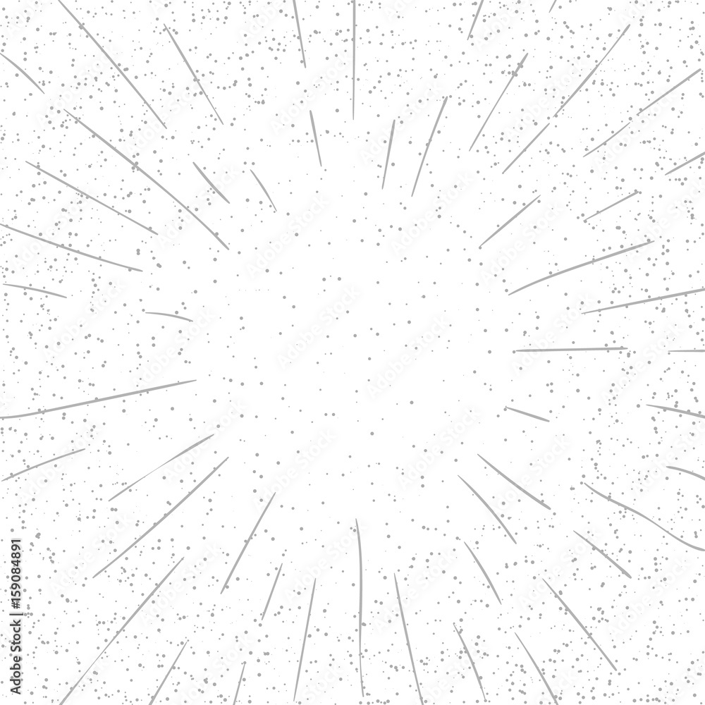 Obraz premium Vintage sunburst, sunrays on grunge background. Hipster style. Vector illustration. Template for objects elements.