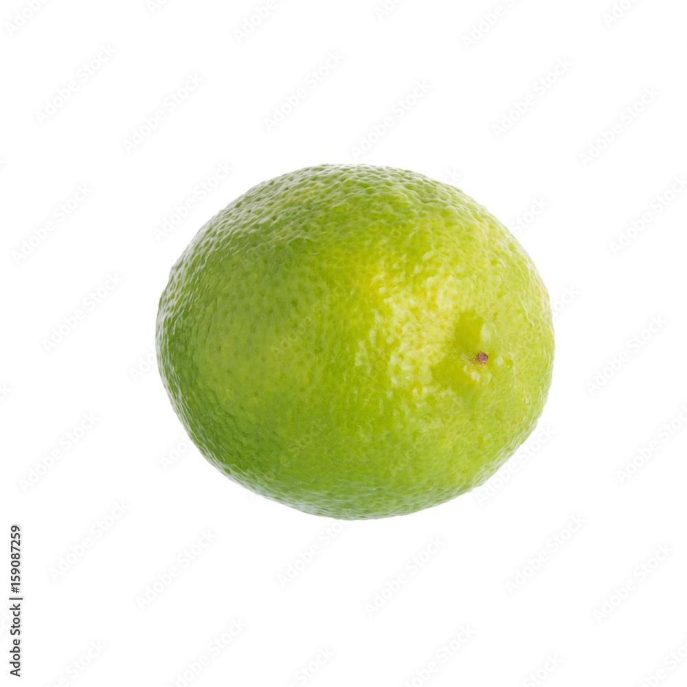 fresh lime isolated on a white background fresh lime isolated on a white background