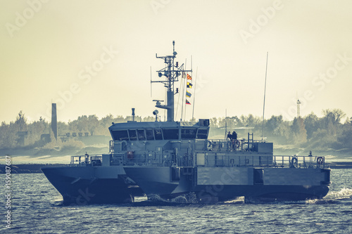 Small military ship