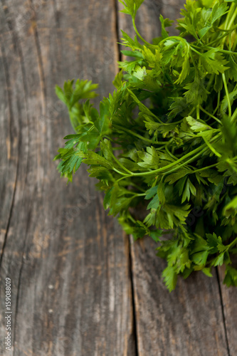 Fresh parsley from the garden